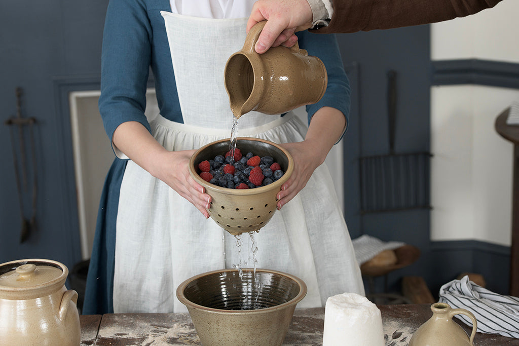 Salt Glazed Colander