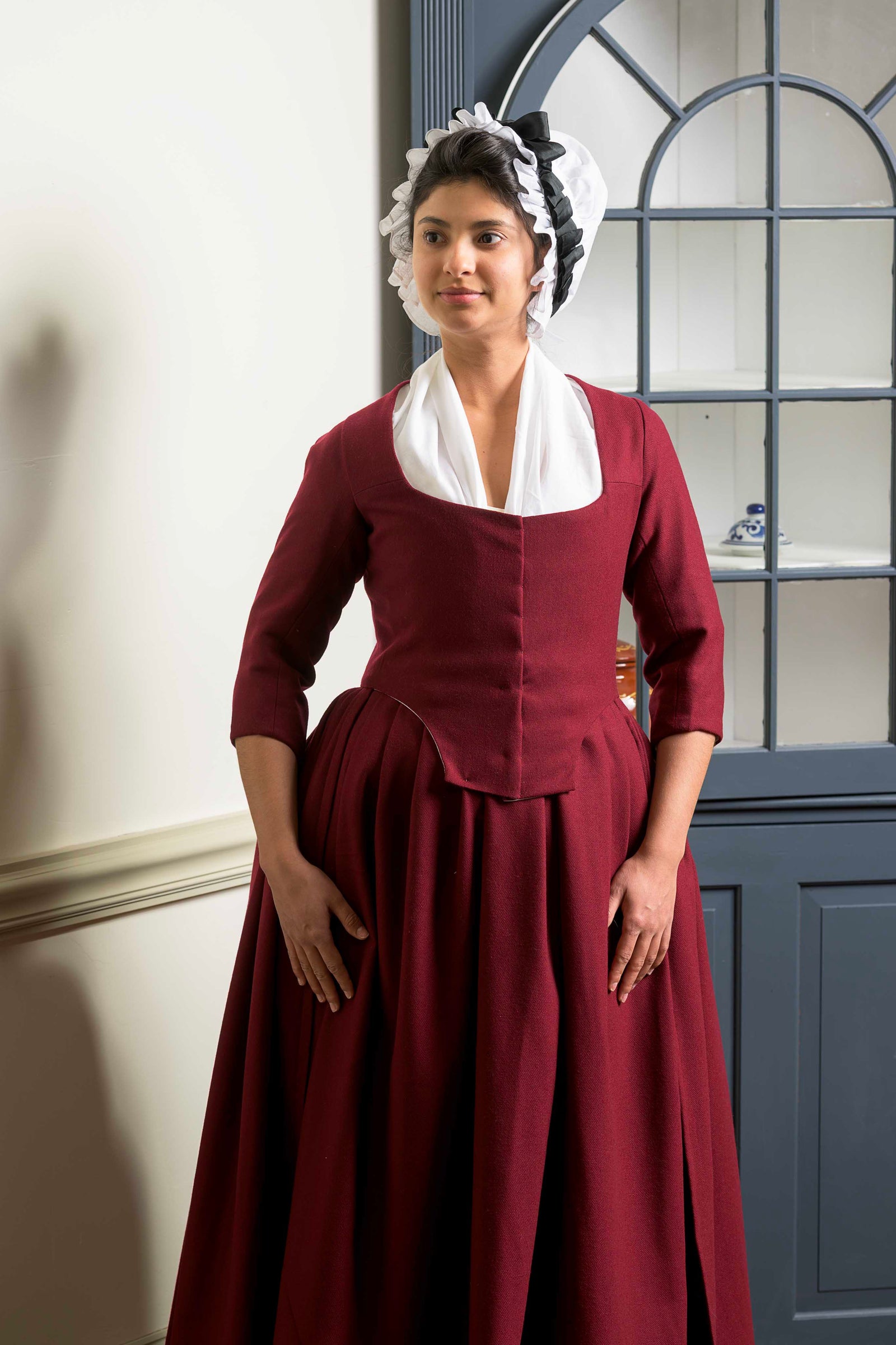 Woolen Gown | Cranberry