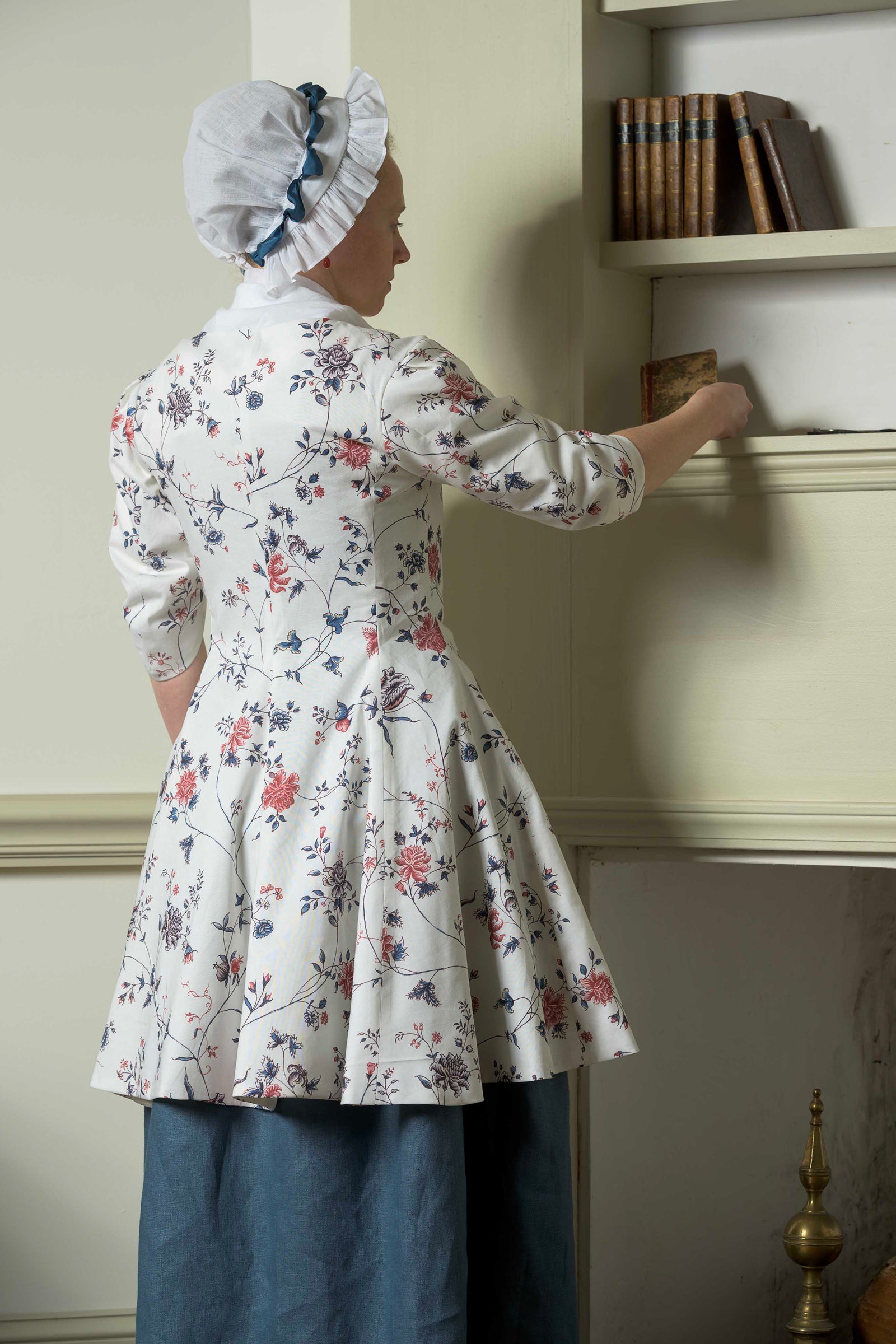 Straight Caraco | Fanny's India Floral | 1775 - 1785