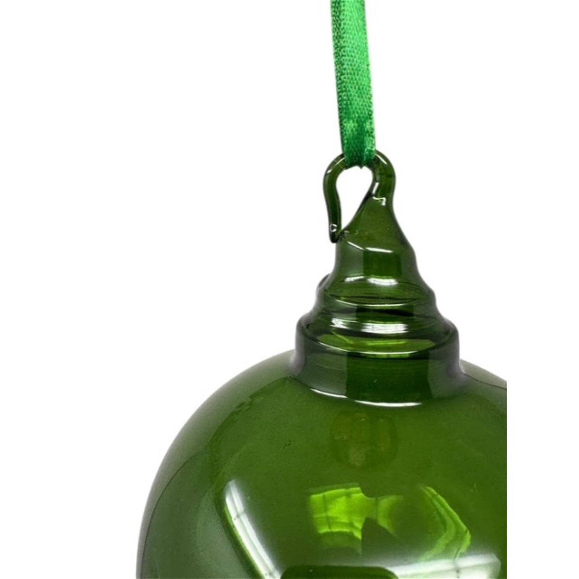 6.25” Blown Glass Finial Ornament