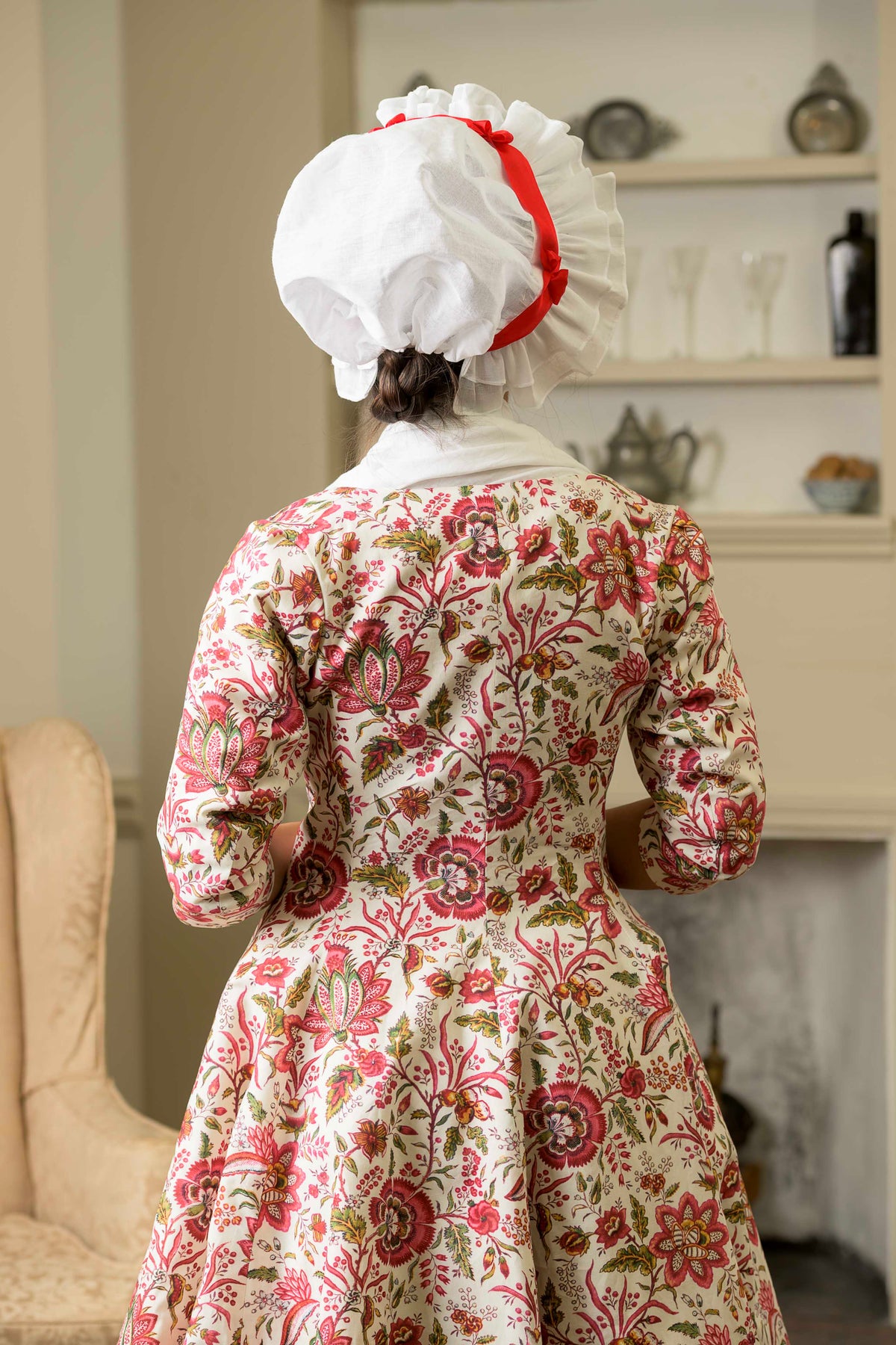 Straight Caraco | Red Exotic | 1775 - 1785