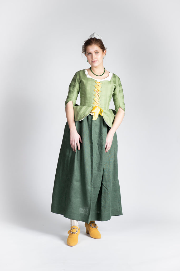 Green Linen Petticoat