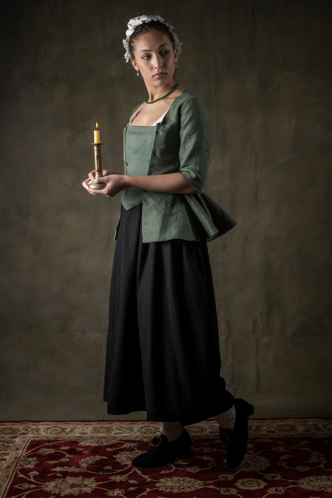 Black Linen Petticoat