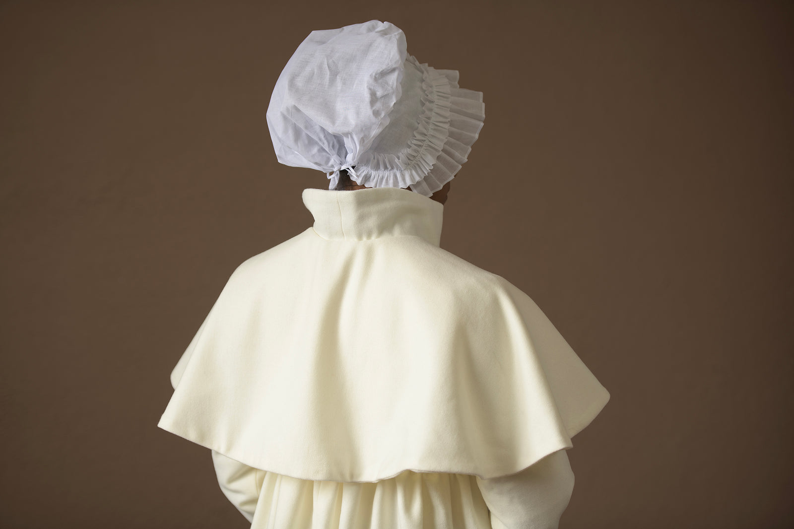 White Wool Redingote | Regency