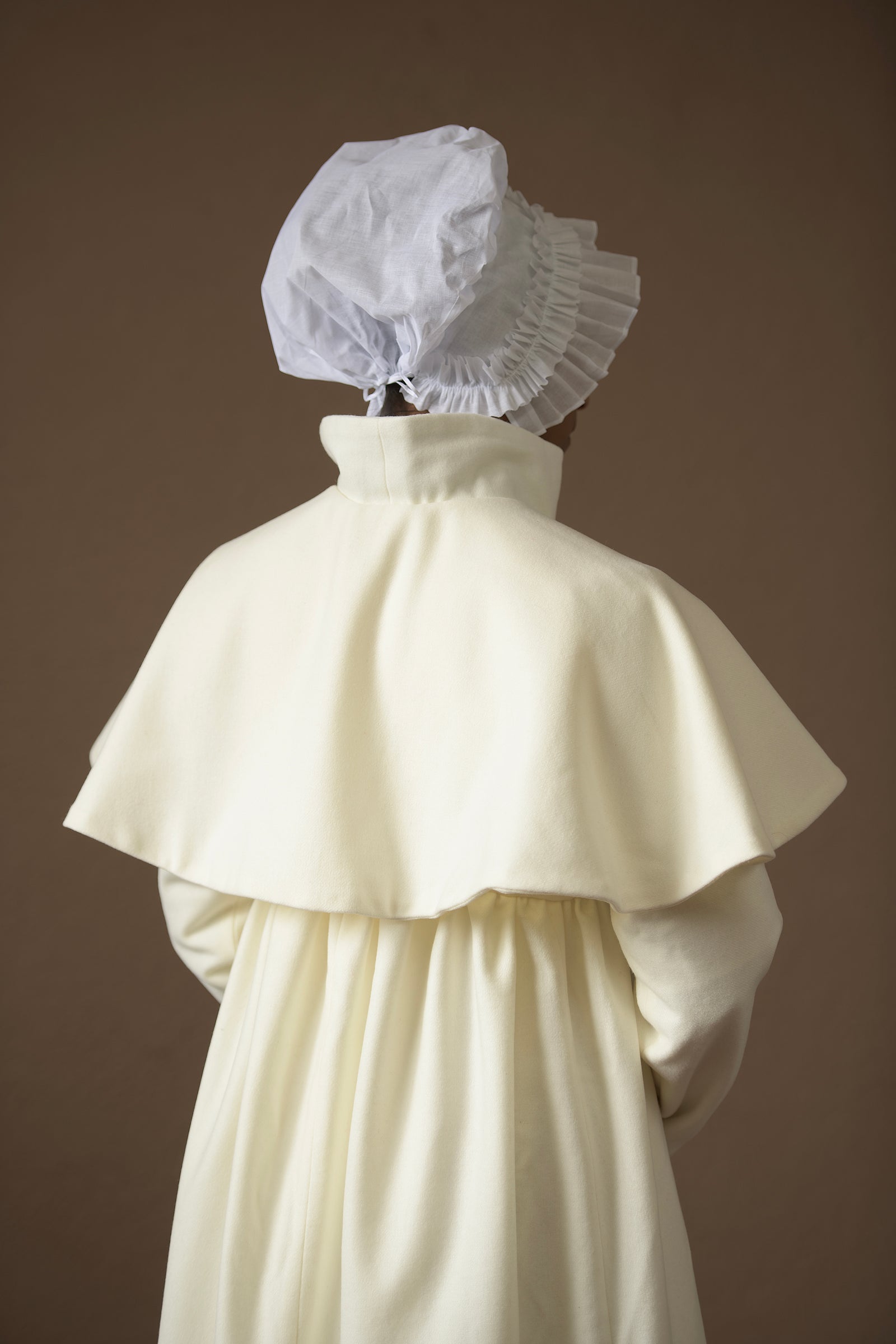 White Wool Redingote | Regency