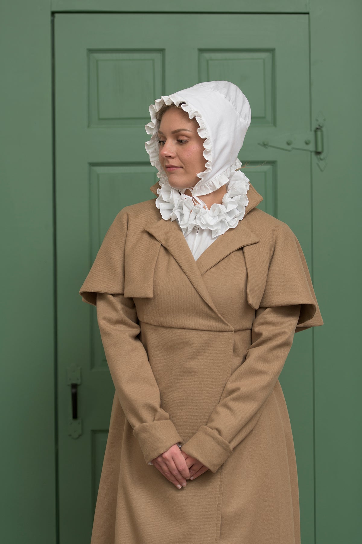 Camel Colored Wool Redingote | Regency