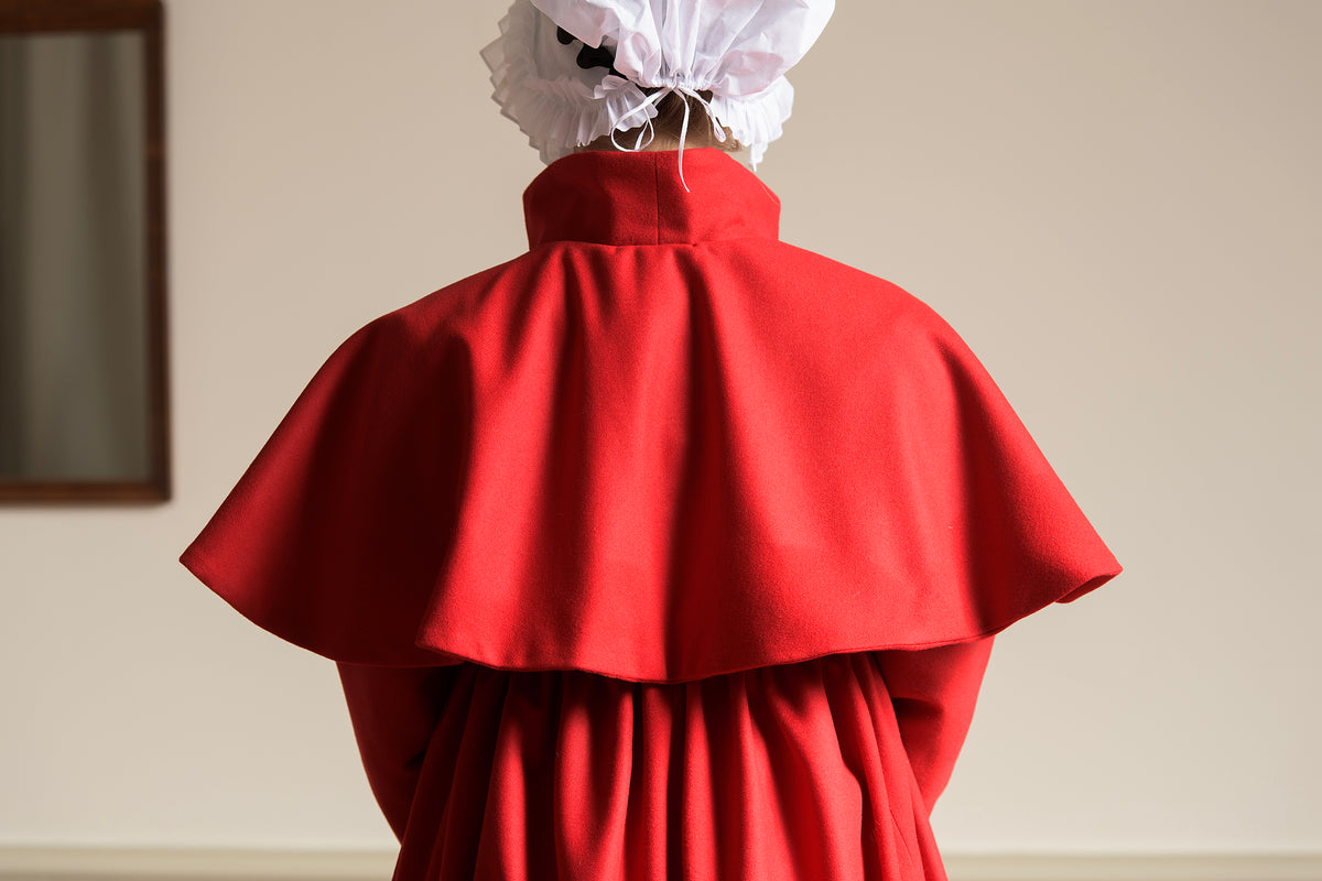 Red Wool Redingote | Regency