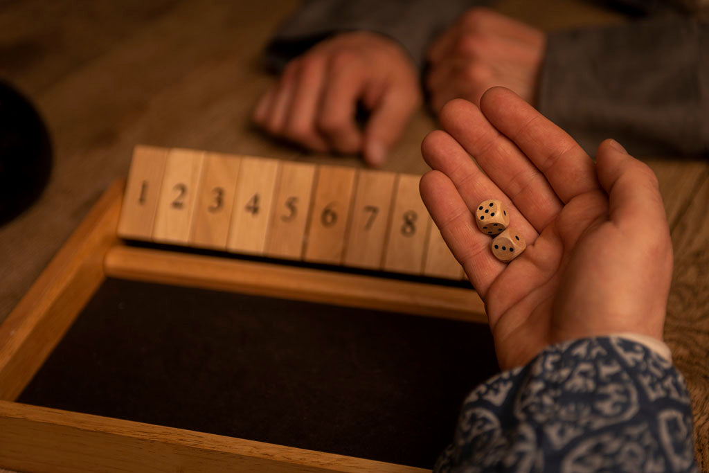 12 Pin Shut The Box Game from Samson Historical