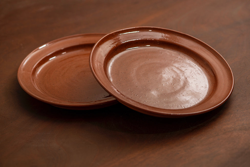 18th Century Redware Dinner Plate from Samson Historical