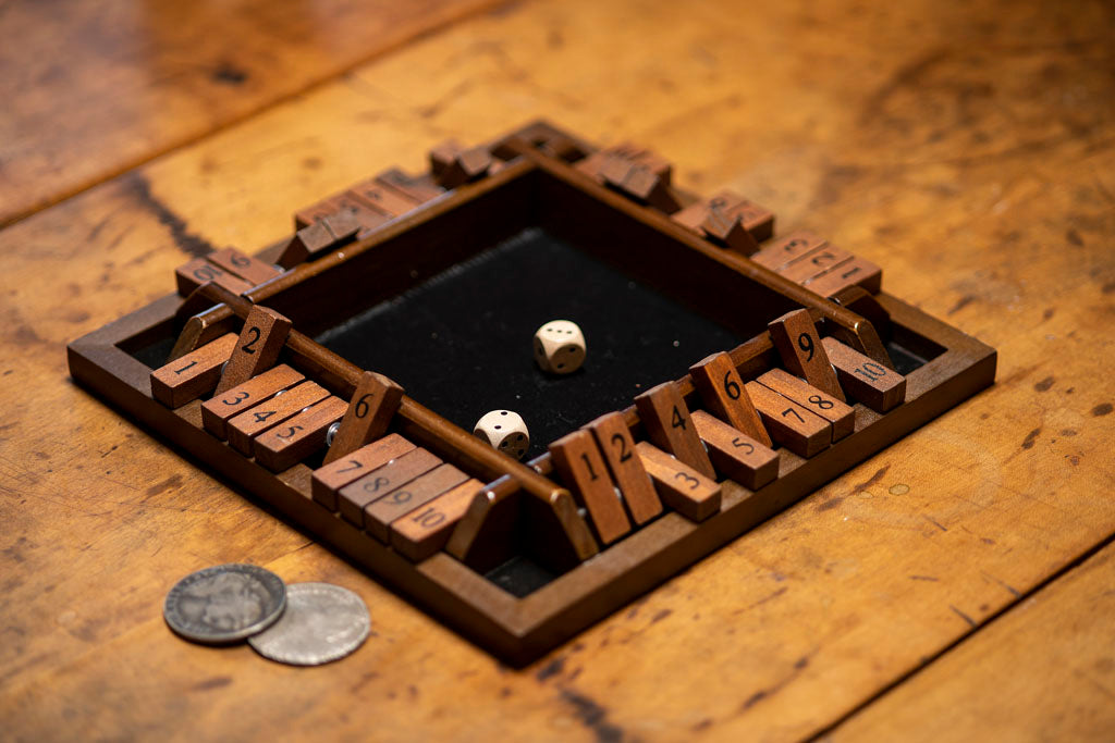 4 Player Mini Shut the Box Game from Samson Historical 