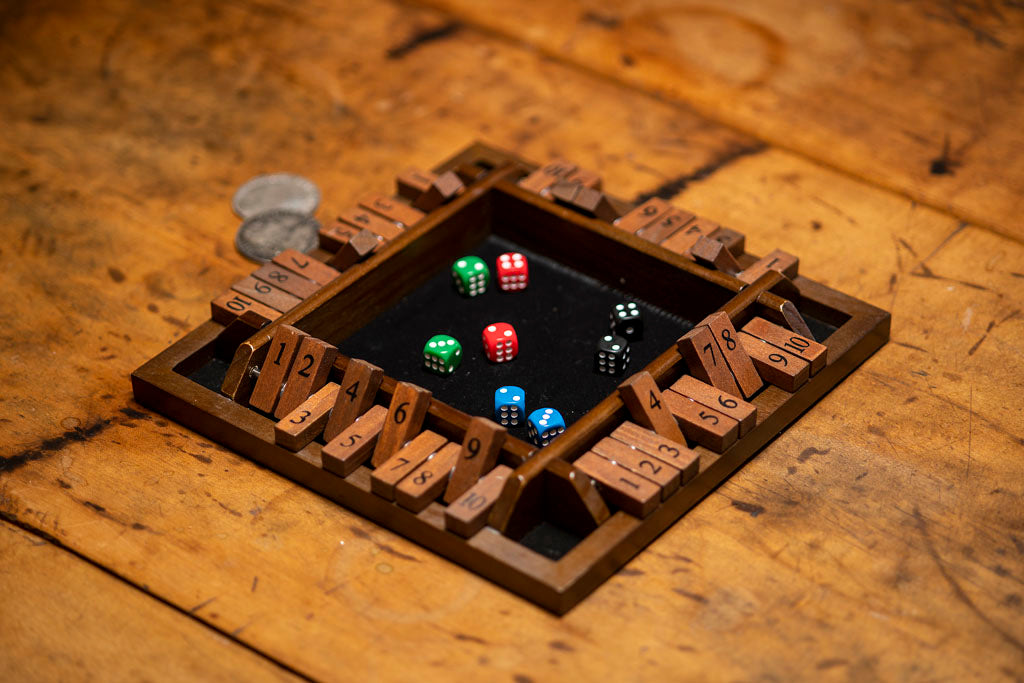 4 Player Mini Shut the Box Game from Samson Historical 