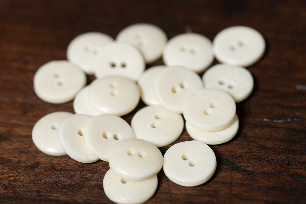 Authentic Bone Buttons - 18th Century Reproduction from Samson Historical