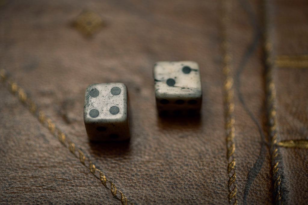 18th Century Bone Dice from Samson Historical