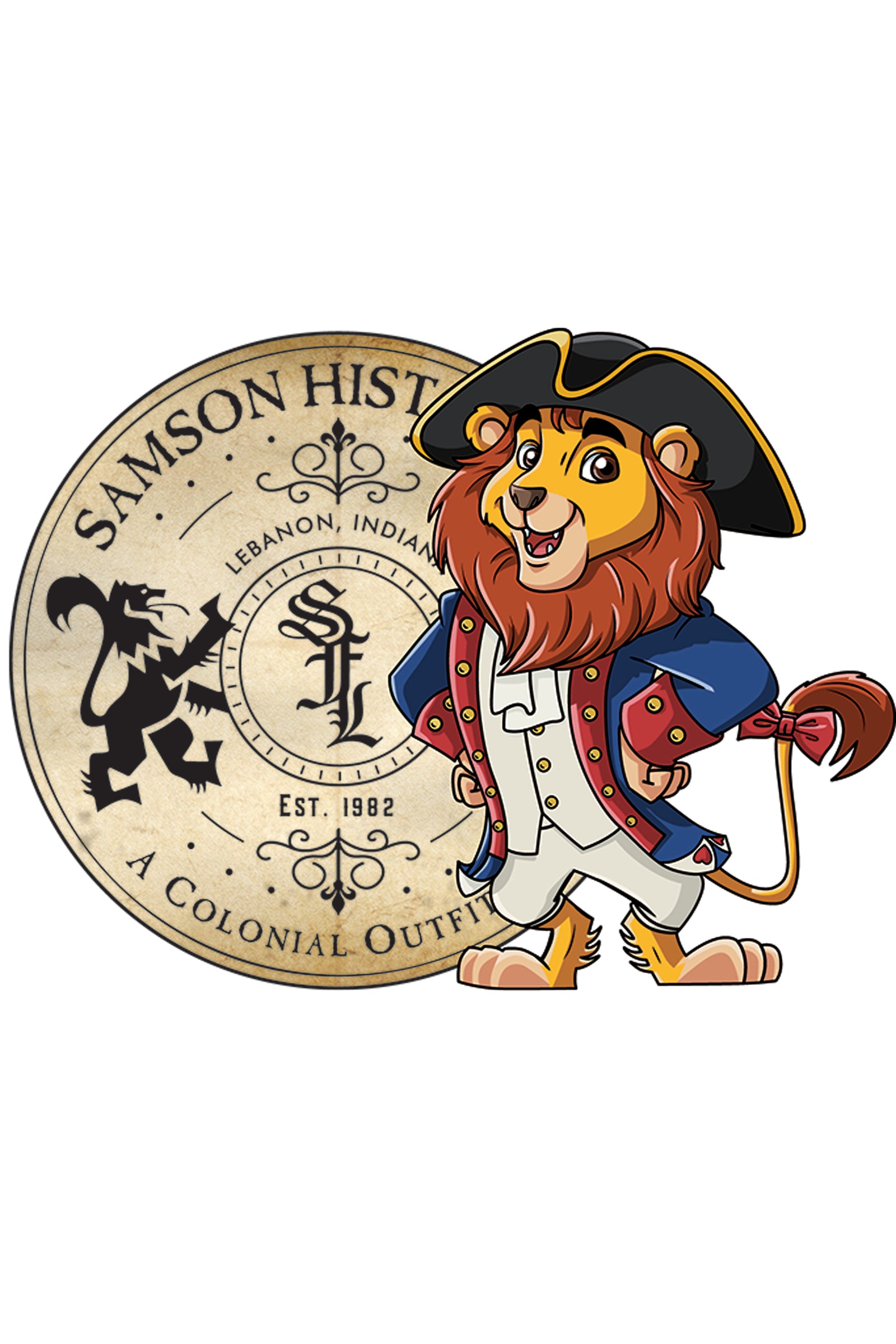 George the Lions Stickers