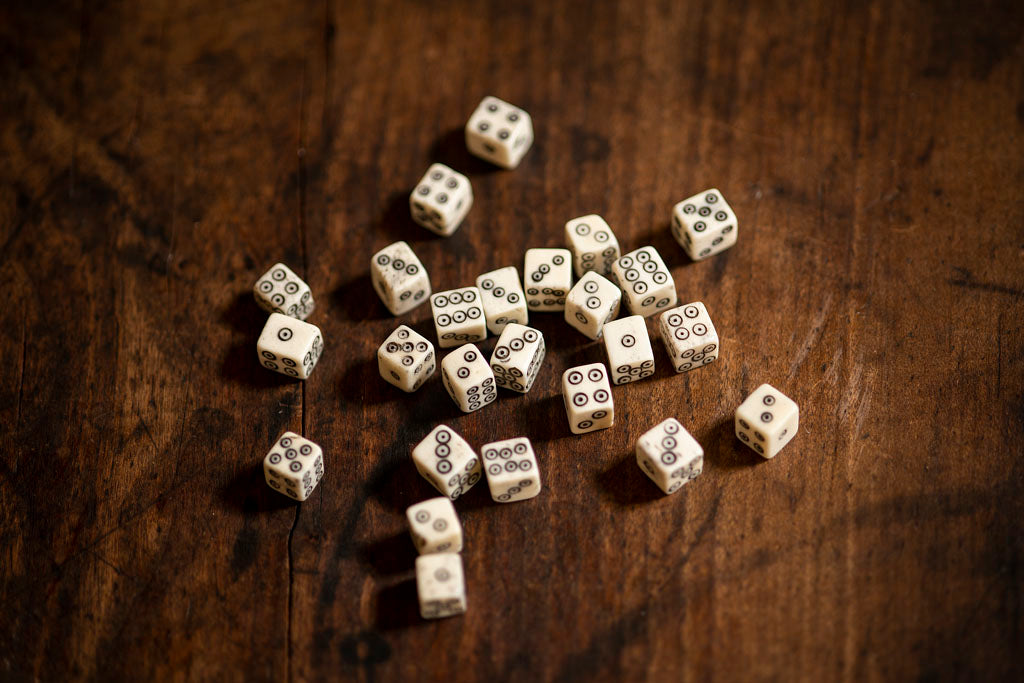 First Dice Early Bone Dice | 16-17th Century - Samson Historical