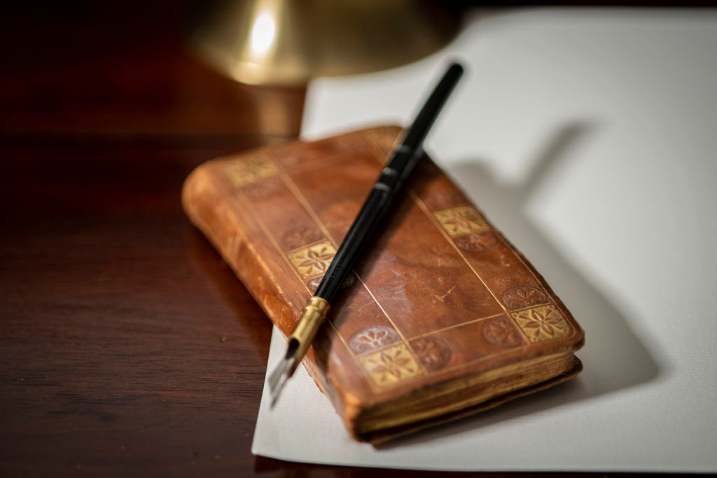 18th Century Authentic Horn Pen for Early American Calligraphy