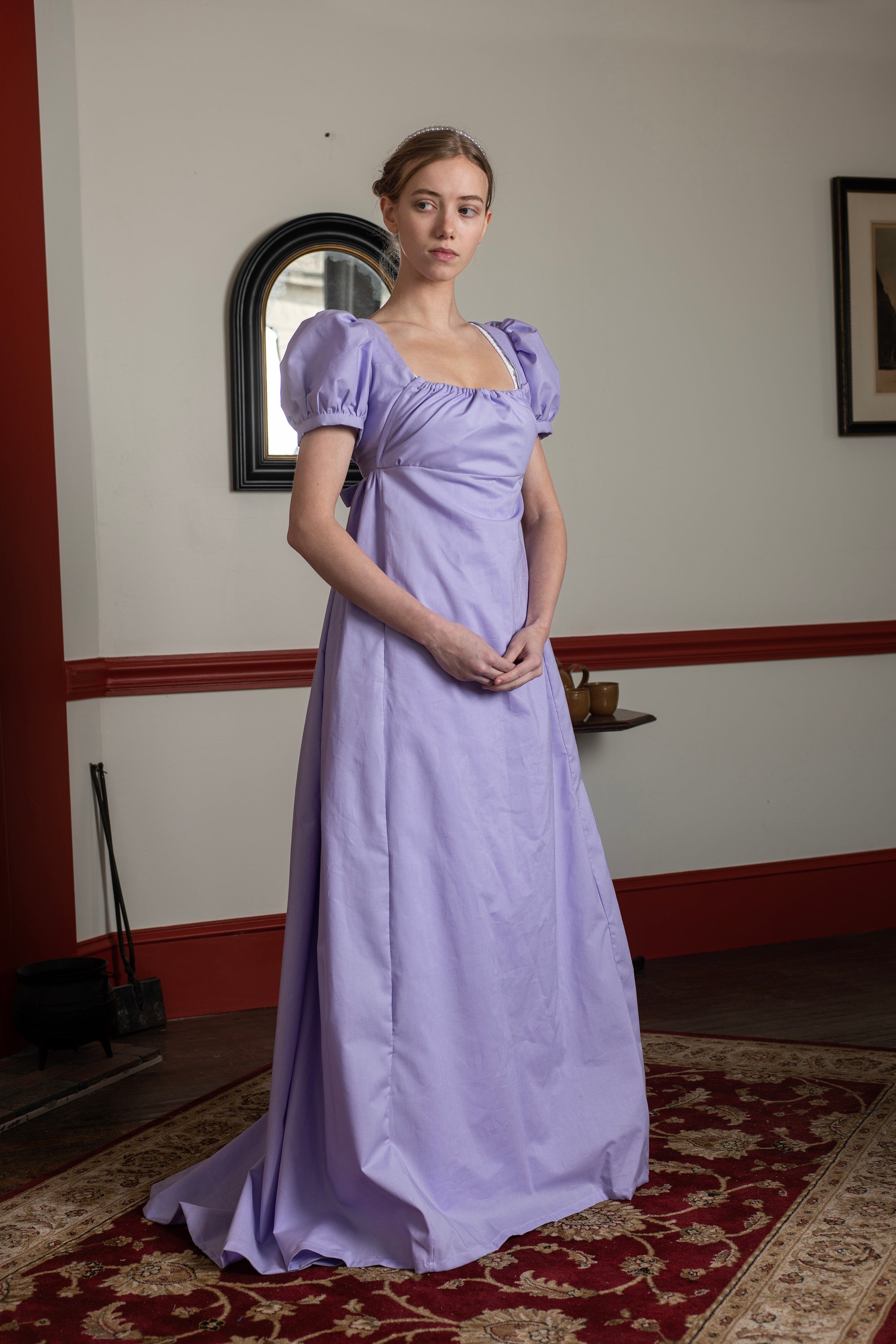 Lavender Short Sleeve | Regency Gown