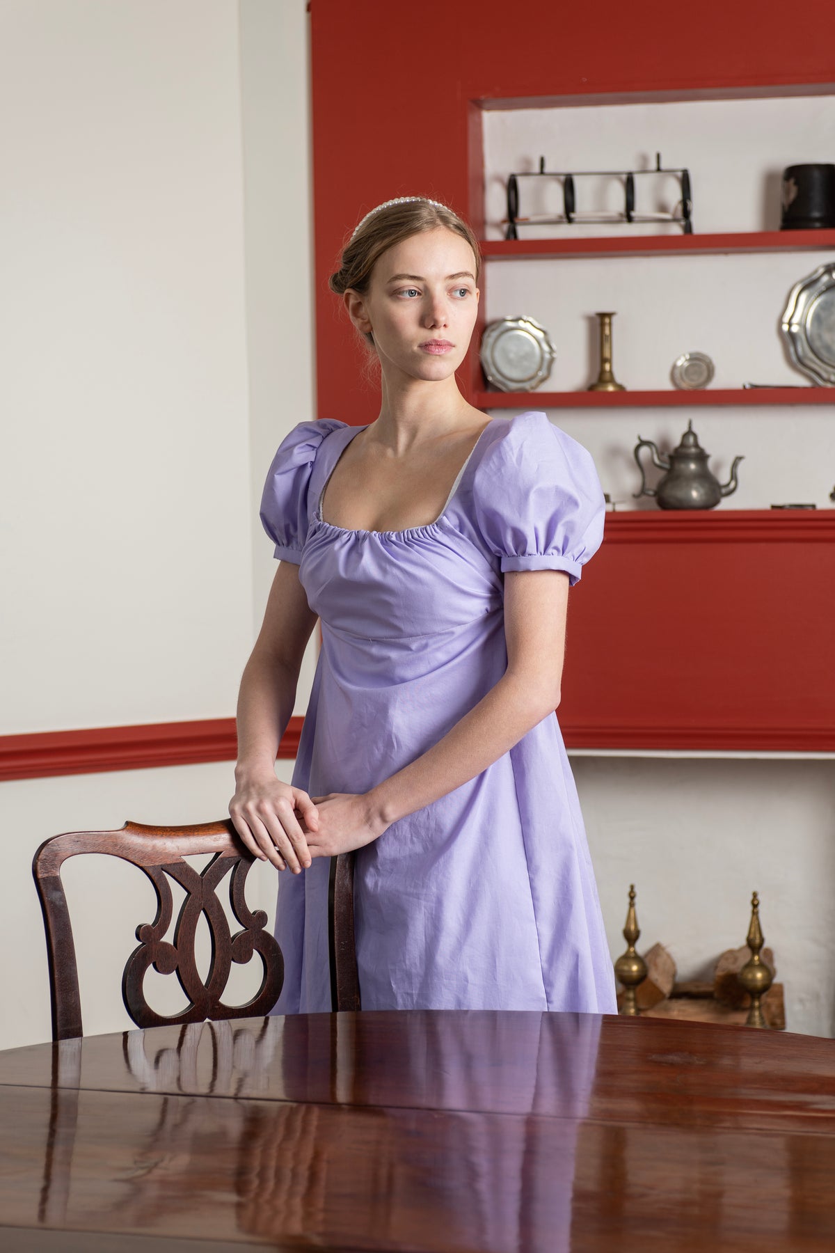 Lavender Short Sleeve | Regency Gown