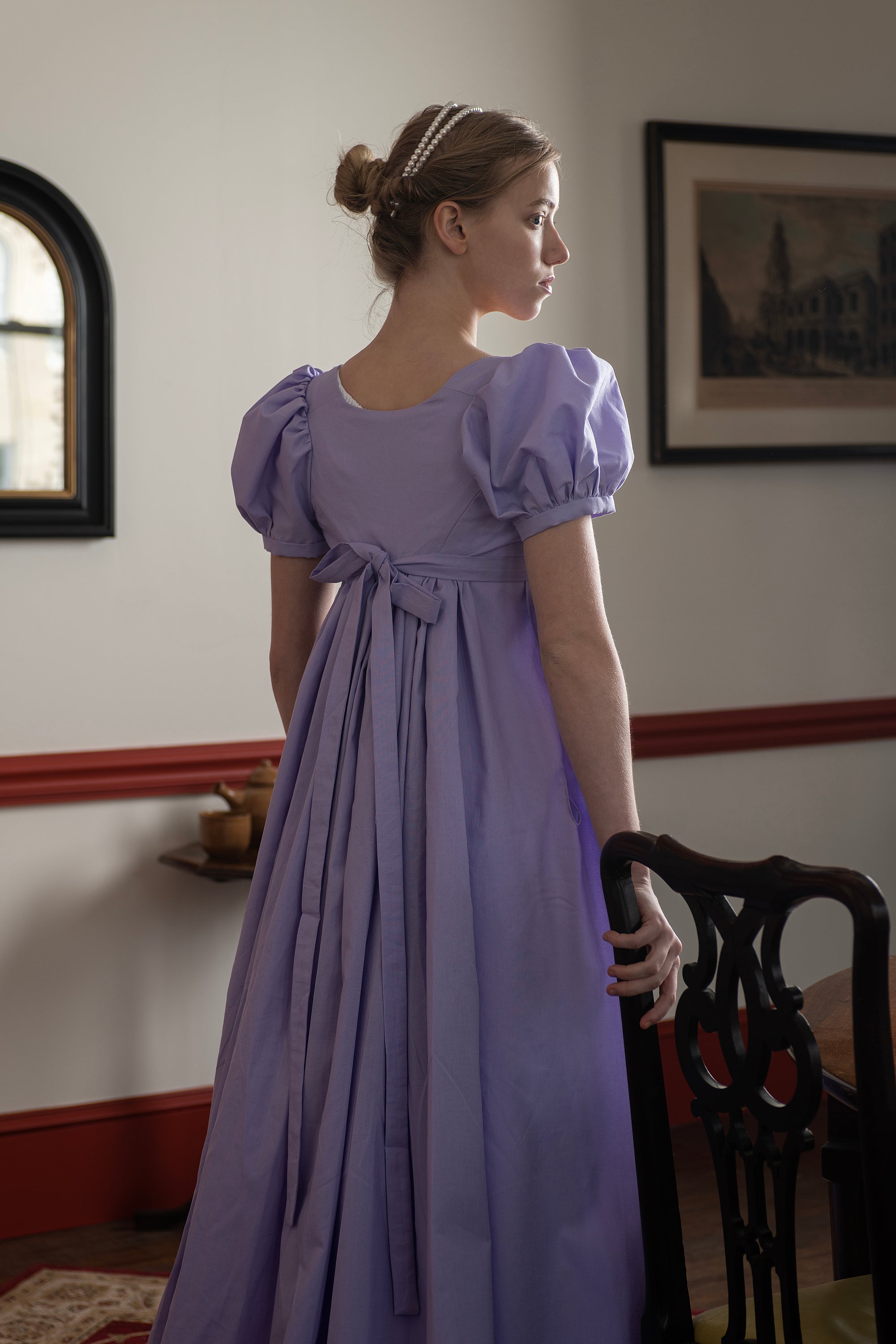 Lavender Short Sleeve | Regency Gown