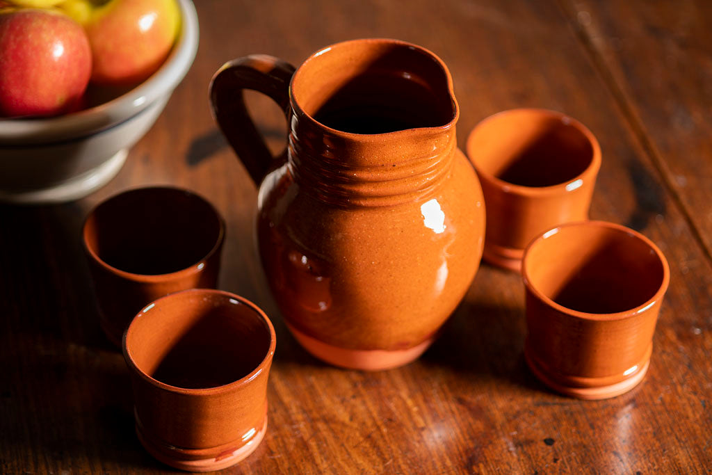 18th Century Reproduction Pitcher and Gill Set from Samson Historical