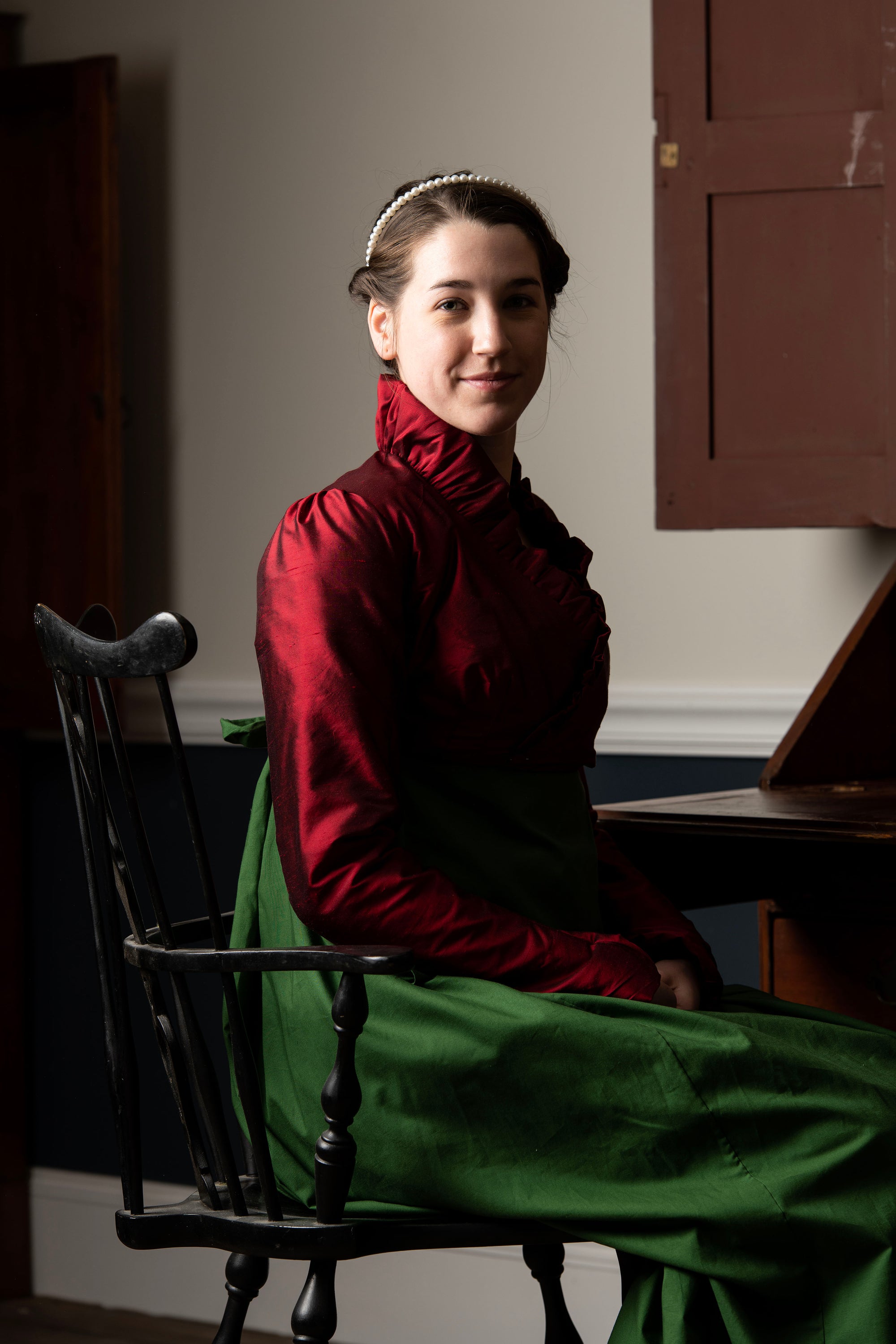 Silk Ruffled Spencer | Regency