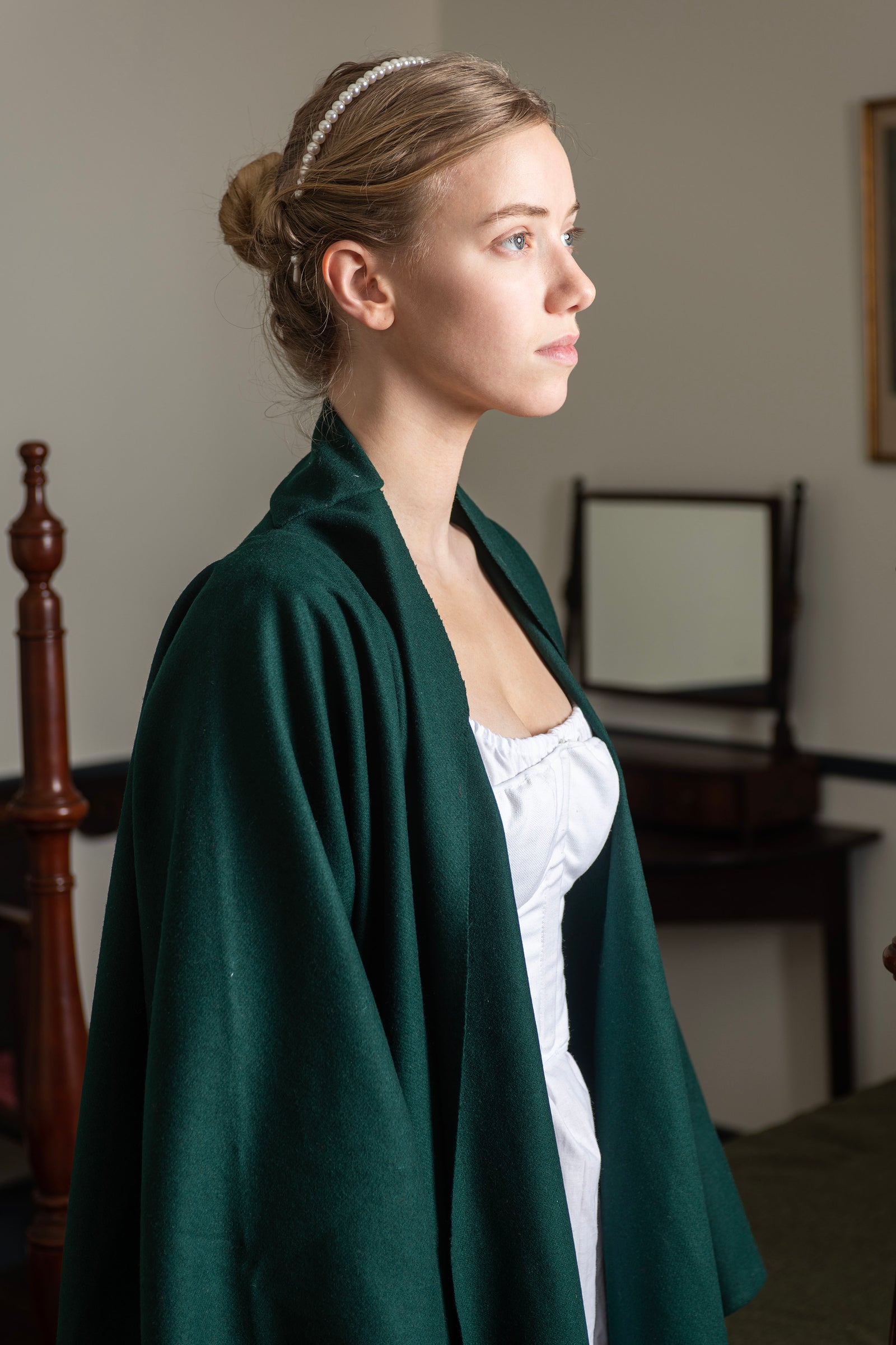 Chemise de Lit en Laine - Vert Chasseur