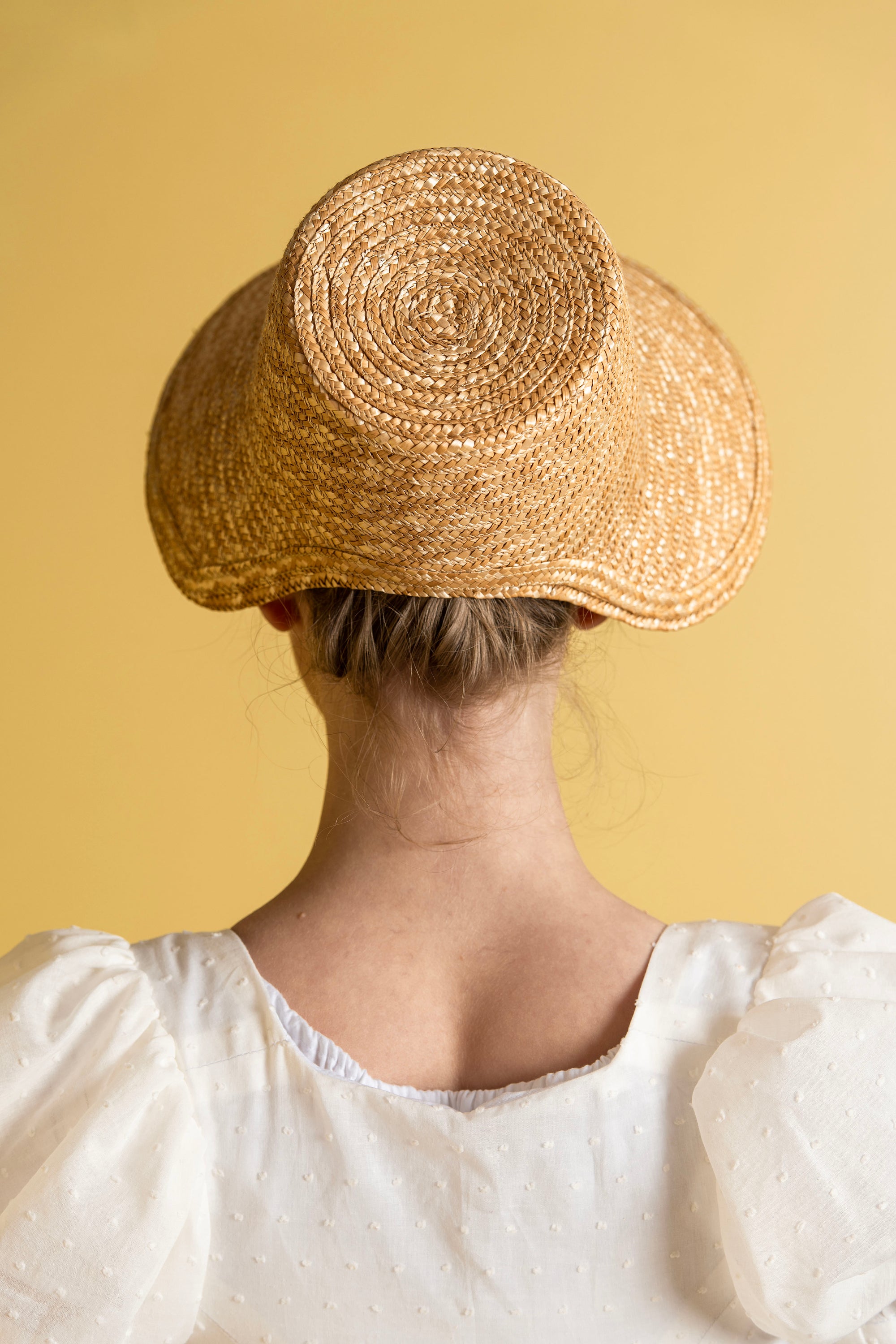 High Crown Straw Bonnet | Regency