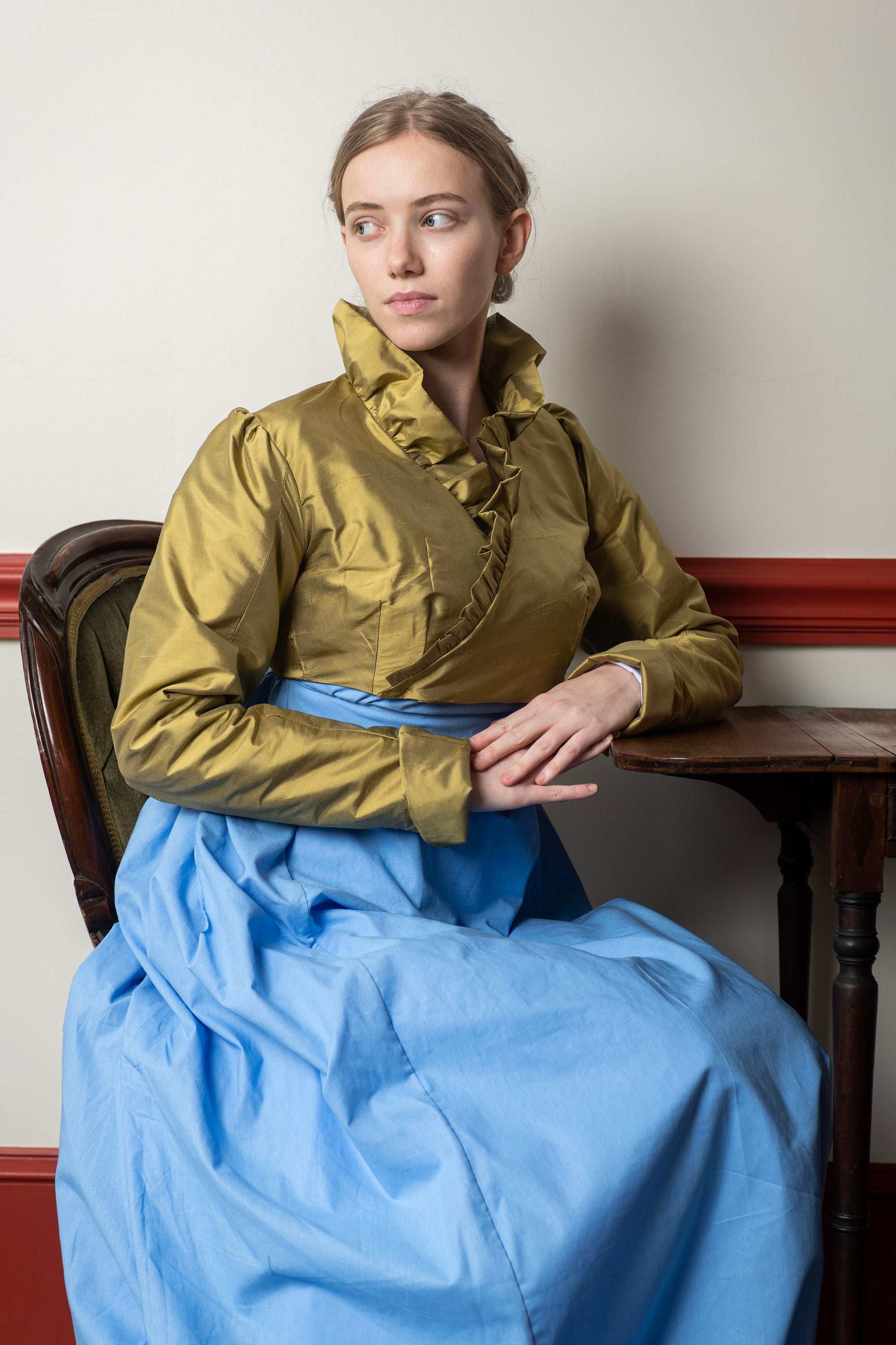 Silk Ruffled Spencer | Regency
