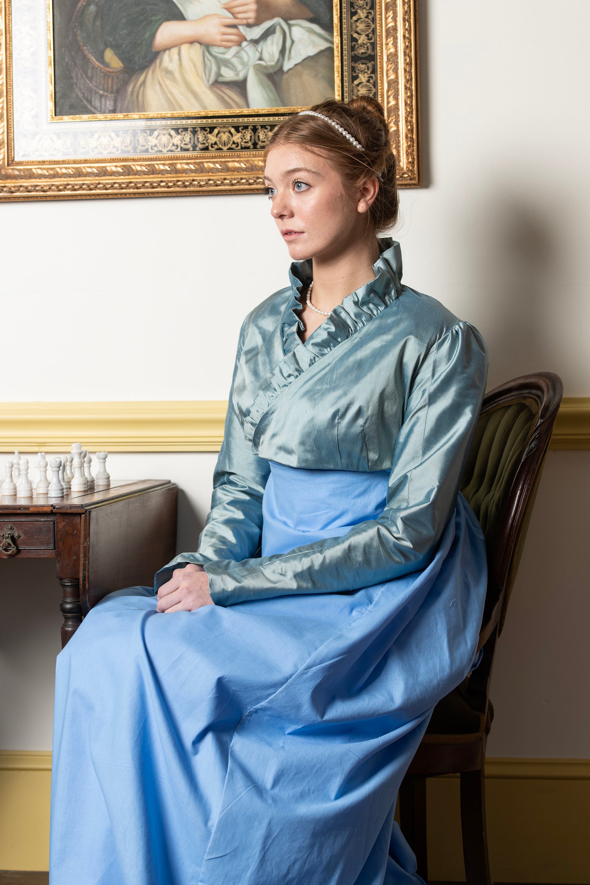 Silk Ruffled Spencer | Regency