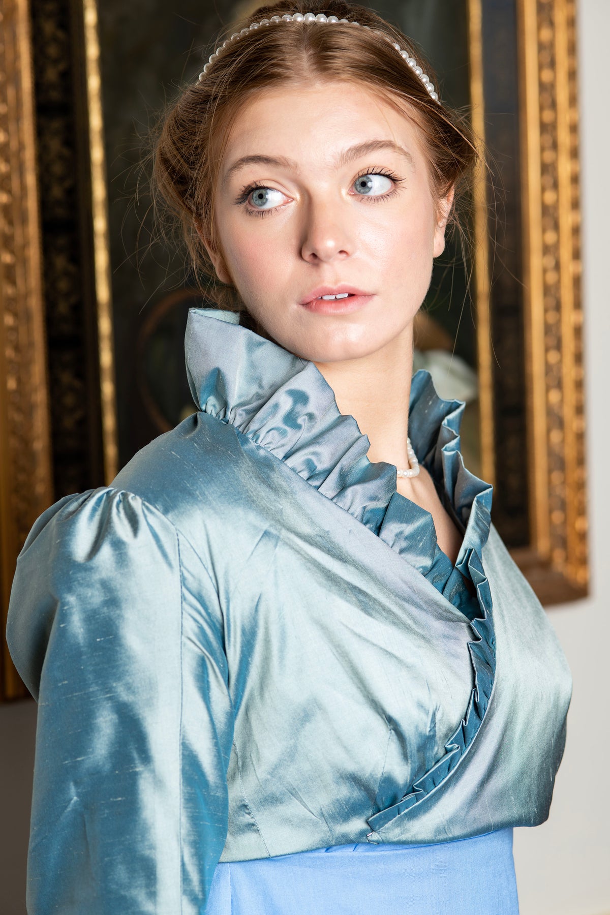 Silk Ruffled Spencer | Regency
