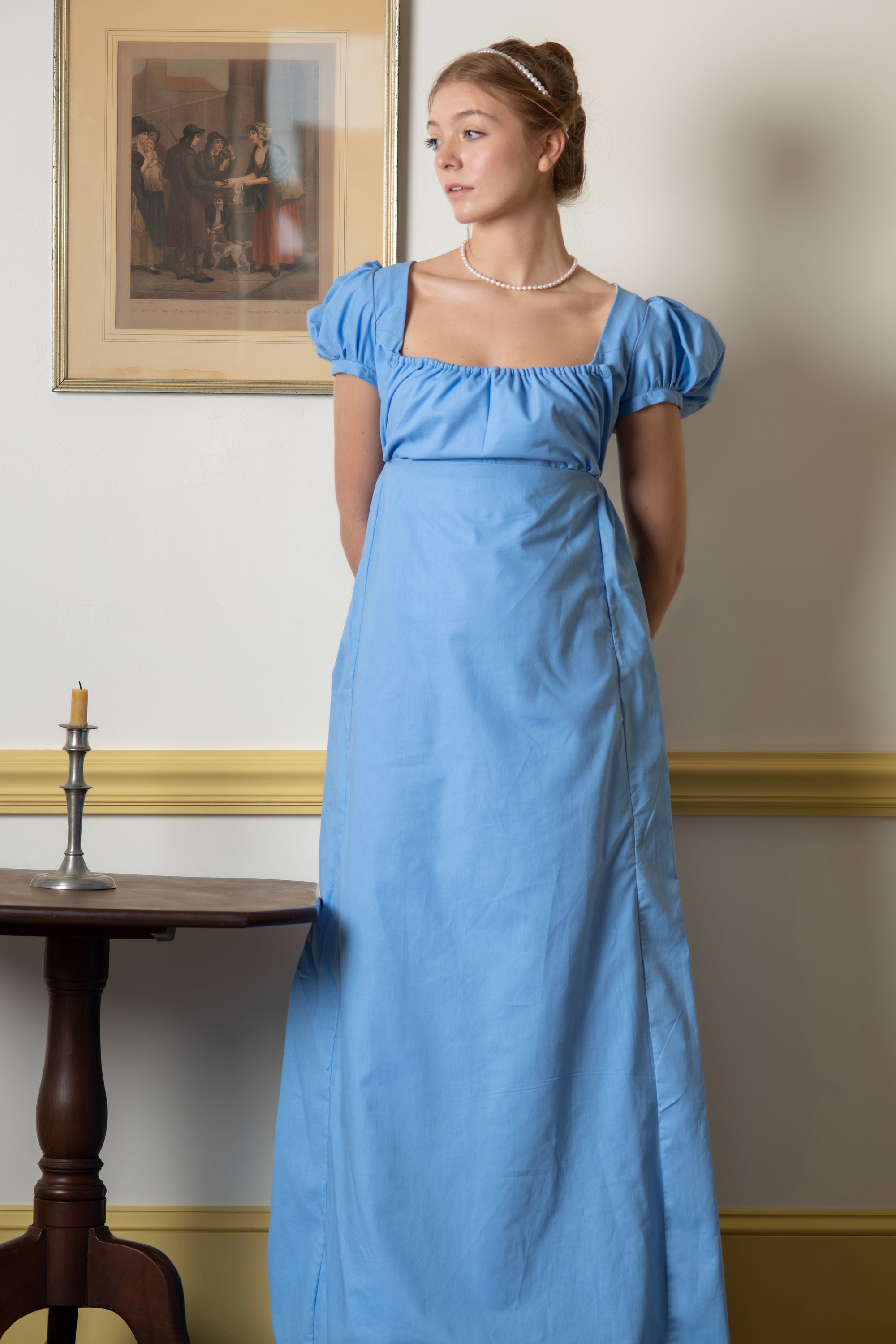 Light Blue Short Sleeve | Regency Gown