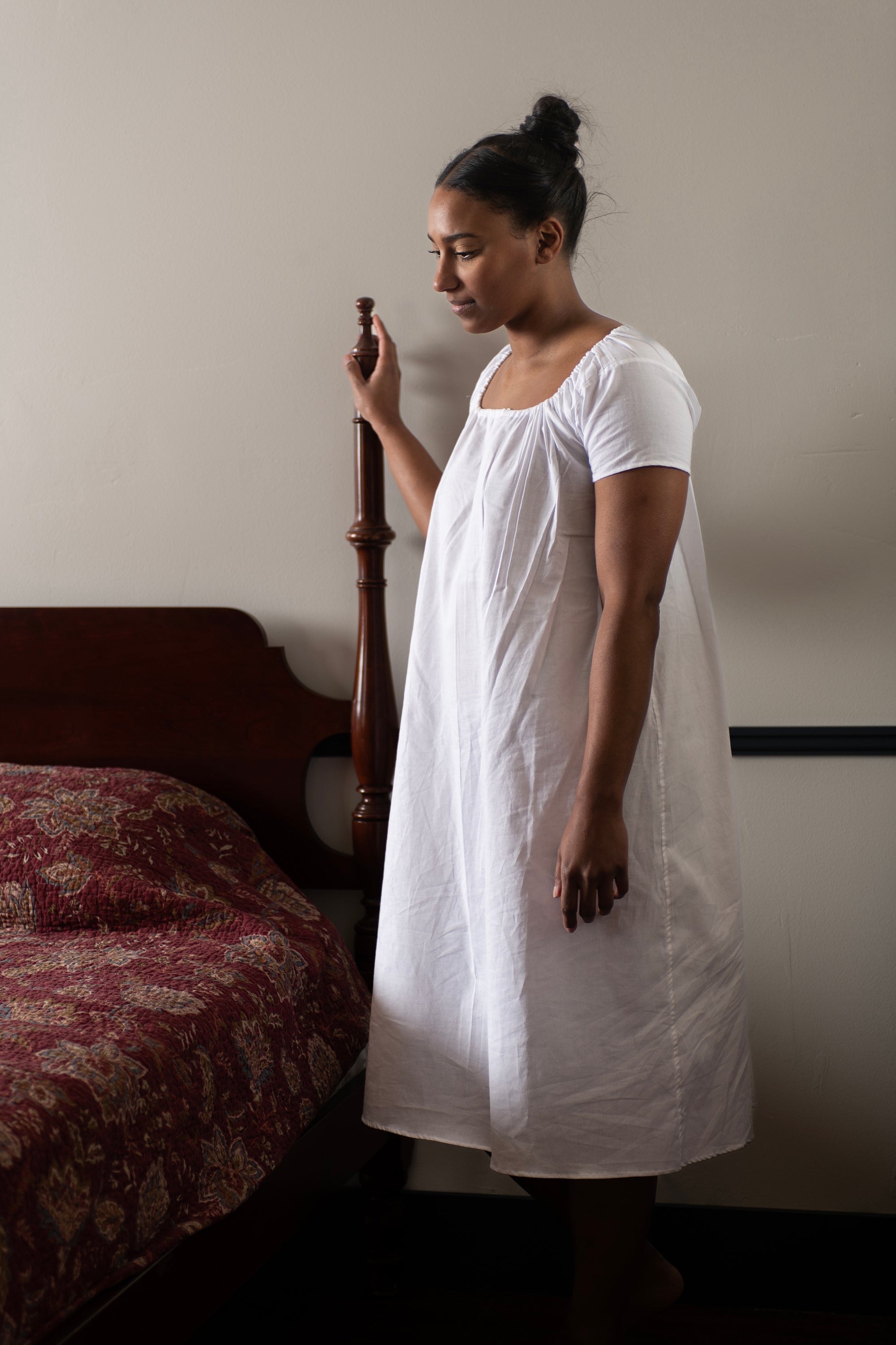 Short Sleeve Cotton Shift | Regency
