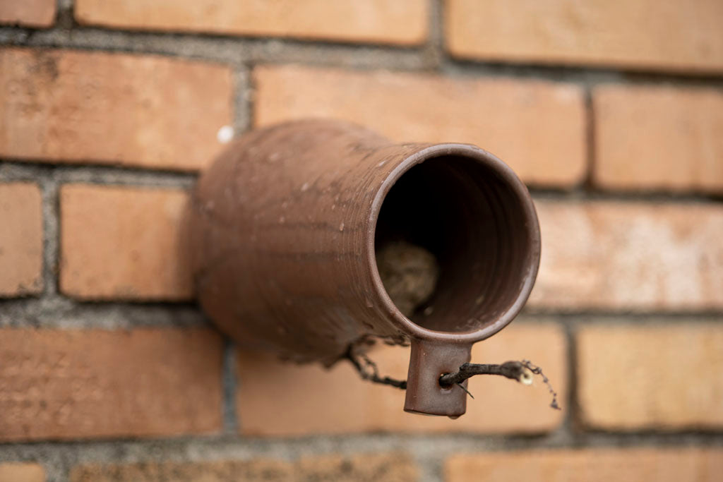 18th Century Stoneware Bird Bottle from Samson Historical