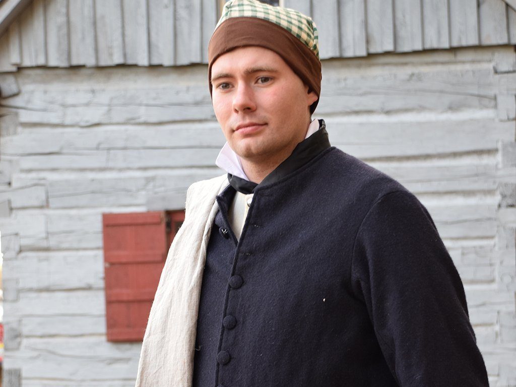 Wool Navy Blue 1770&#39;s Civilian Coat - Samson Historical