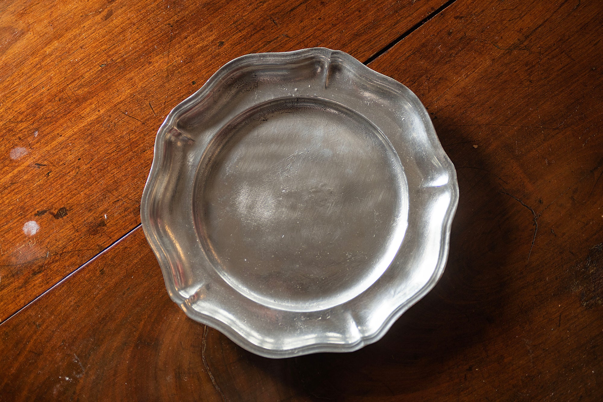 Queen Anne Pewter Dinner Plate