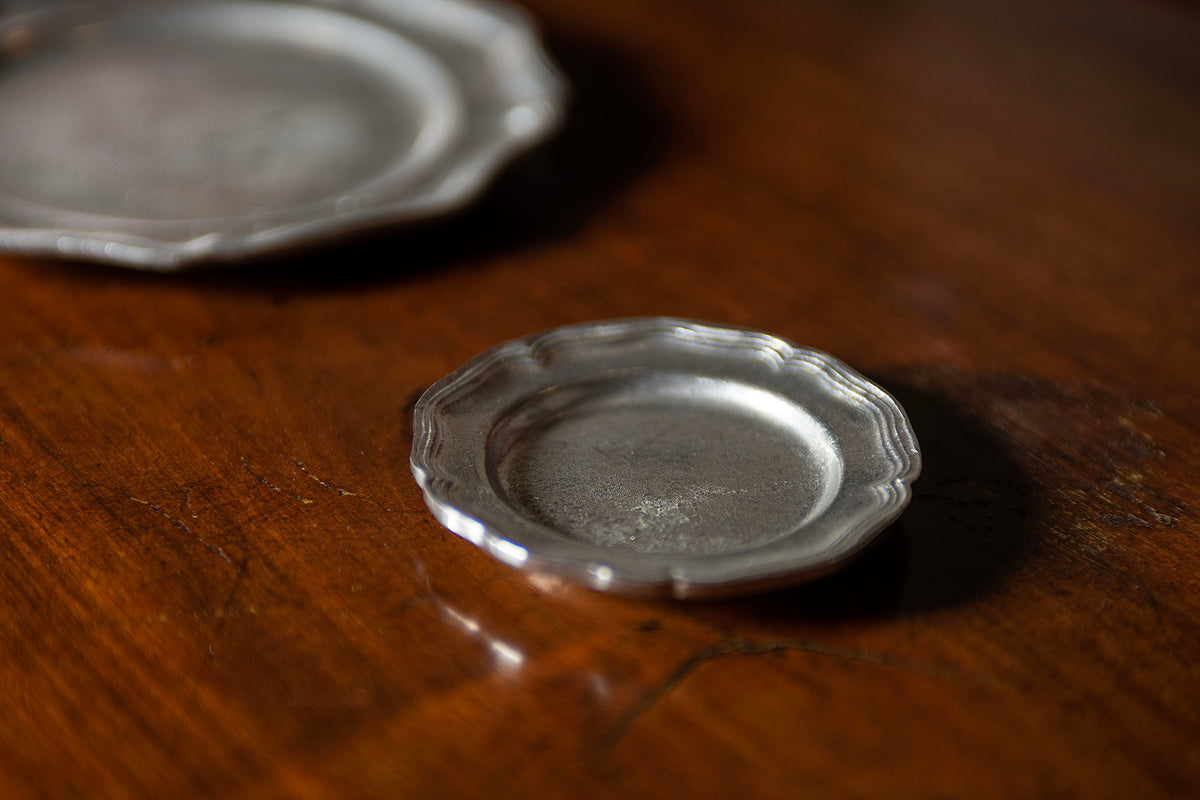 Queen Anne Pewter Butter Plate